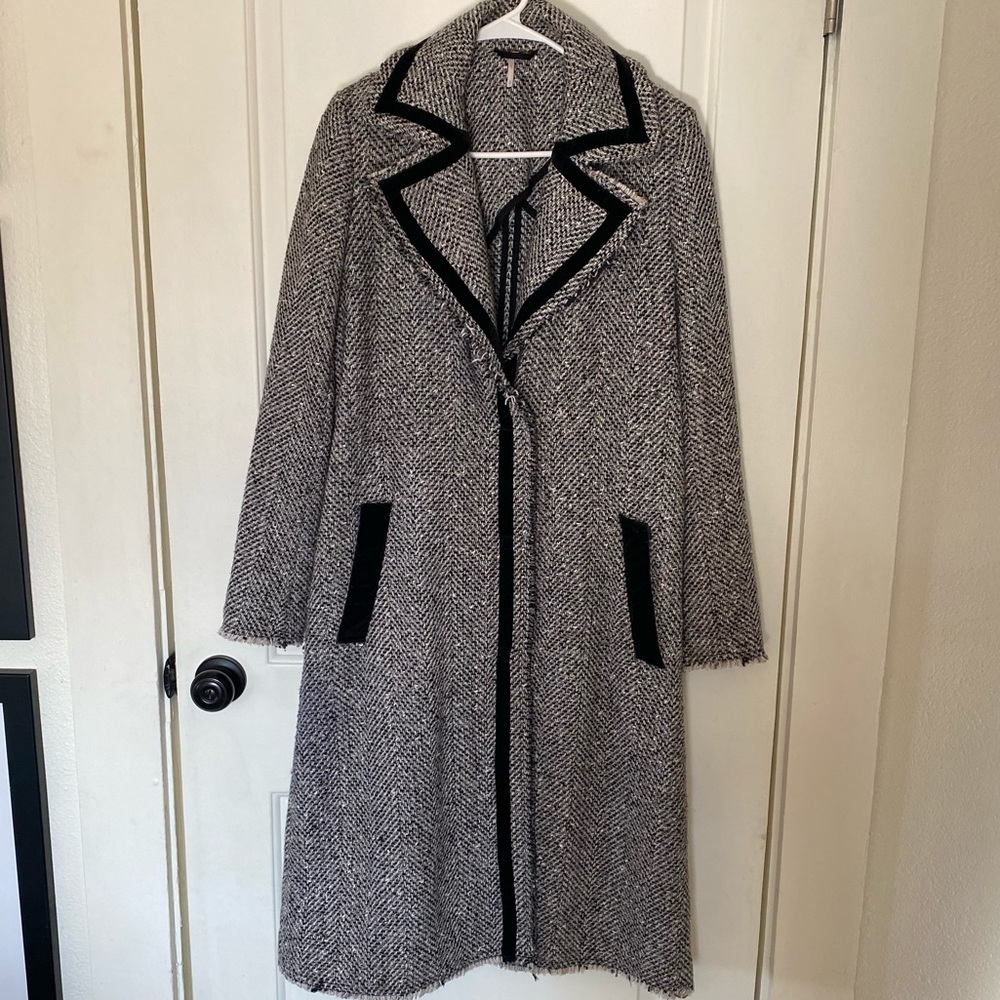 Free People Tweed Coat